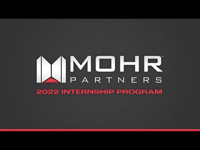 Internship Program - Mohr Partners